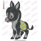Cute Baby Donkey Embroidery Design